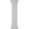 Ekena Millwork 10"W x 48"H Plain Newel Post with Peaked Capital & Base Trim (Installation kit included) NWL10X48PLP0B0 - alternate 2